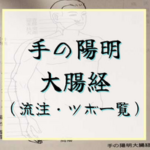 【手の陽明大腸経】経絡・絡脈・経別・経筋まとめ（流注、循行、経穴一覧など）